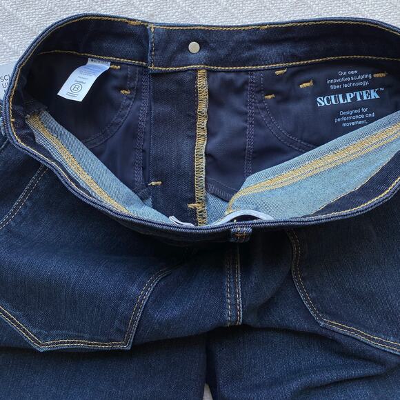 NWT Athleta Sculptek Ultra Skinny Jean High Rise Stretch Midnight Denim Size 8P - Picture 14 of 14